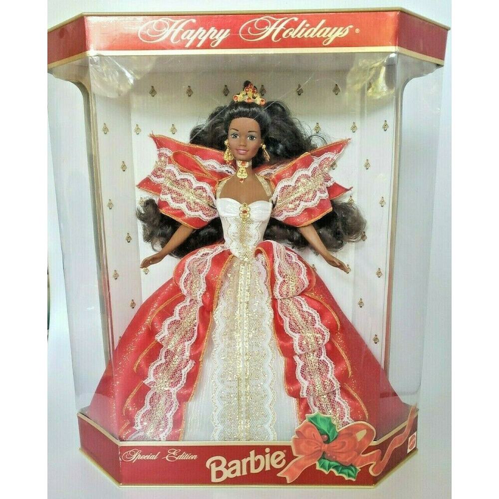 1997 Mattel Happy‎ Holidays Special Edition Barbie Doll African American BD11